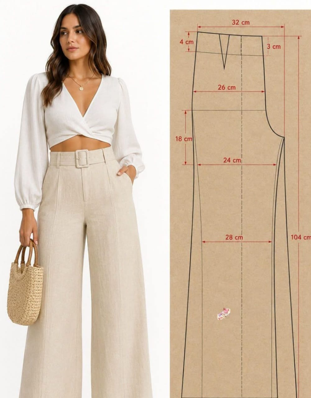 Palazzo Wide Leg Pant