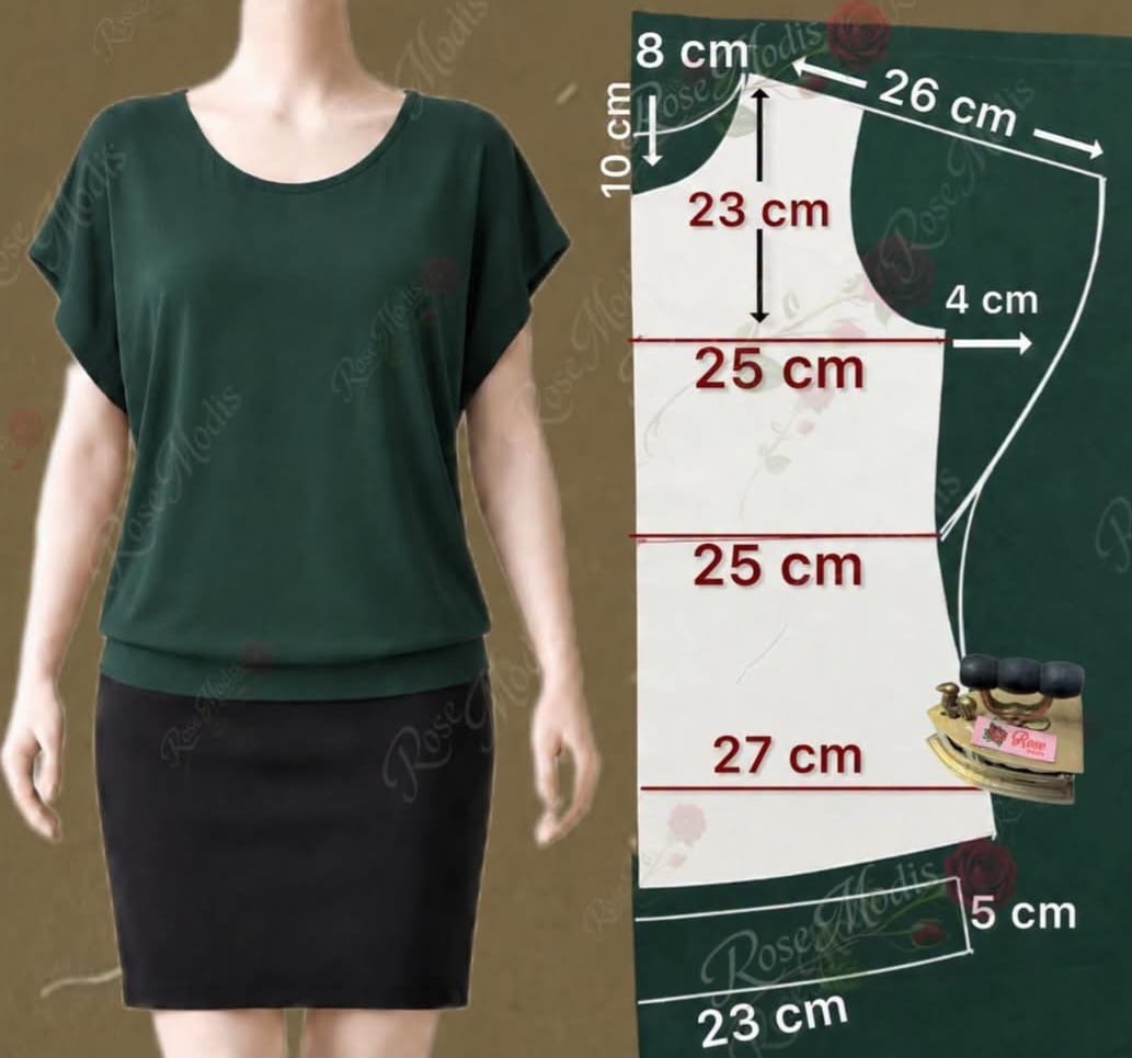 Dolman Blouse Drafting