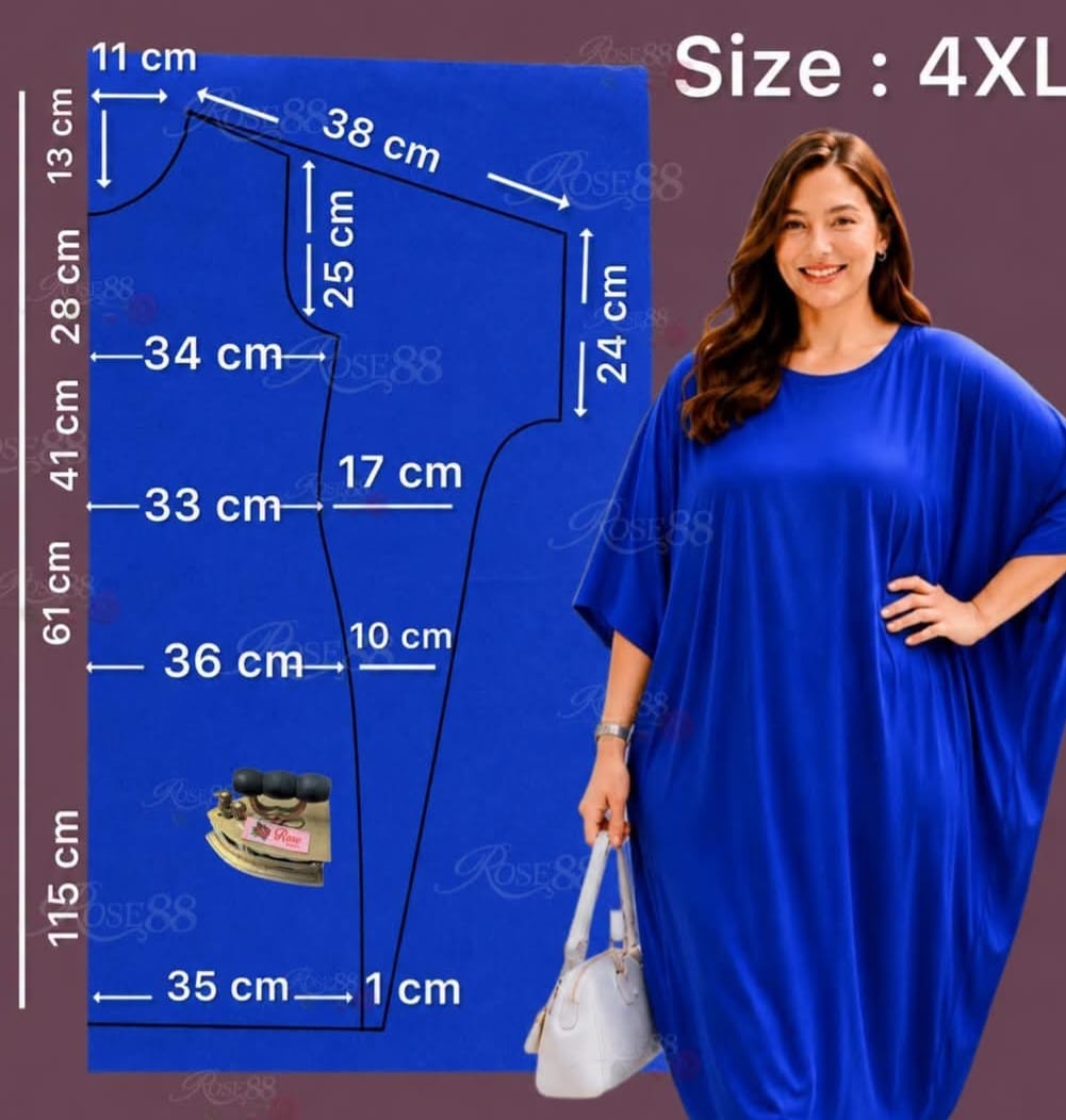 Tiered Kaftan Gown